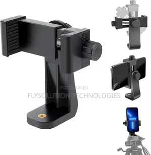 Smartphone Tripod Mount Adapter Phone Holder Adjustable Clamp Bracket