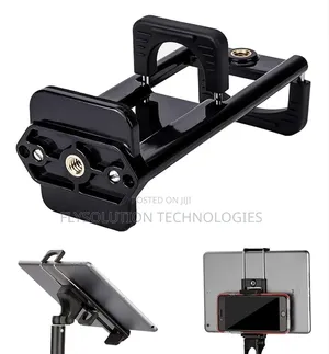 Smartphone Tablet Clip Bracket Holder Tripod Monopod Mount Adapter