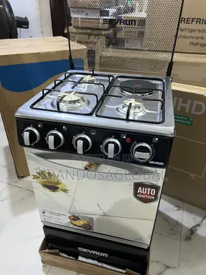 Brand New Skyrun 3+1 Gas Cooker 50×50 – Strong, Reliable Elegant