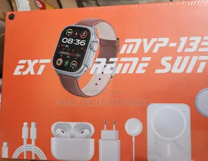 MVP 135 Extreme Suit Smartwatch, Bluetooth Earbud, Magsafe Power Bank