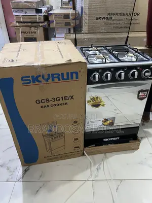 Skyrun Gas Cooker 3+1 – Compact 50×50cm With Oven Grill