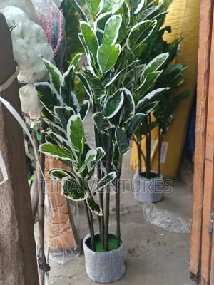 Artificial Flower and Pot