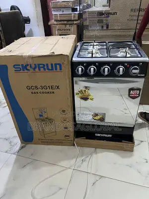 Skyrun 3 Gas 1 Electric Standing Cooker – 50×50cm, Brand New Model