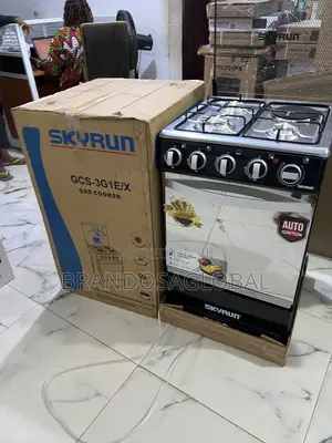 Skyrun Standing Gas Cooker 3+1 – Compact Size, Durable Build