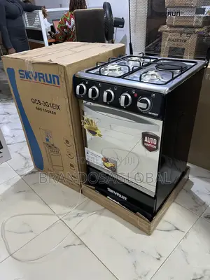 Skyrun 3 Gas 1 Electric Cooker – 50×50cm Compact, Reliable Fast