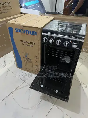 Skyrun Standing Gas Cooker GCS-3g1e/X – Compact 3 Gas 1 Electric