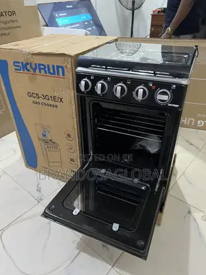 Skyrun 3 Gas 1 Electric Cooker – 50×50cm Full Standing Model