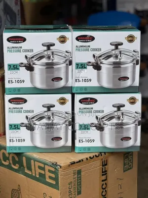 Eurosonic 7.5litres Aluminium Pressure Cooker- 22cm Diameter-Es1059