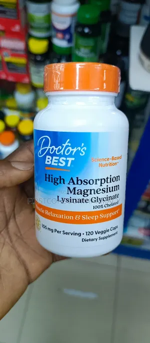 Doctor's Best High Absorption Magnesium Lysinate Glycinate 105mg X 120