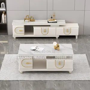 Tv Console and Coffee Table Set
