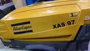 Atlas Copco Xas 97 Portable Oil-Injected Air Compressor Diesel Engine