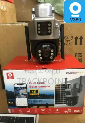Solar CCTV Camera Dual Lens