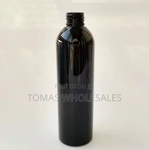 300ml Shiny Black Pet Plastic Bottle For Shampoo/Cream/Lotion