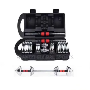 Adjustable Chrome Dumbbell Set 30kg
