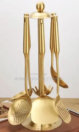 Quality 304 Stainless Steel Cooking Spoon Set - 7 Pieces
