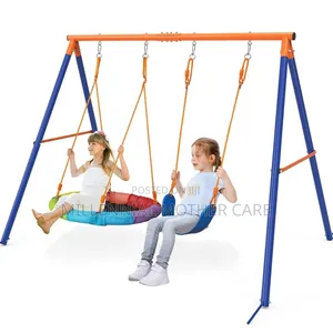 2 in 1 Metal Swing Set