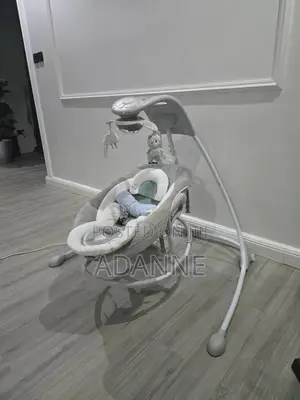 Brand New Ingenuity Dreamcomfort Inlighten Cradling Swing and Rocker