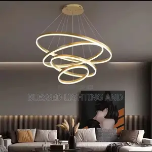 Size 800mm Rings Chandelier Light for Living Room, Staircase, Receptio