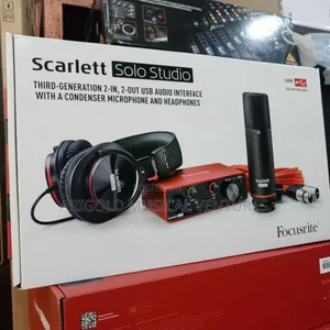 Professional Focusrite Complete Solo Studio Big Name  