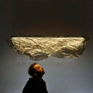 Size 1000mm Luxury Modern Rock Chandelier Lights for Living Room, Dinn