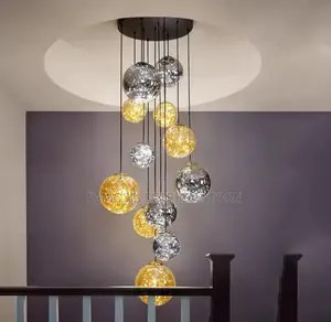 Glamorous Globe Led Chandelier