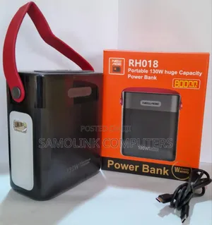 New Age 80,000mah Rh018 Laptop Power Bank 130w Fast Heavy Duty