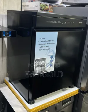 Black Dishwasher Available With Complete Accessories And Sure Guarante