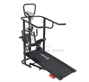 Manual Treadmill With Stepper and Waist Twister