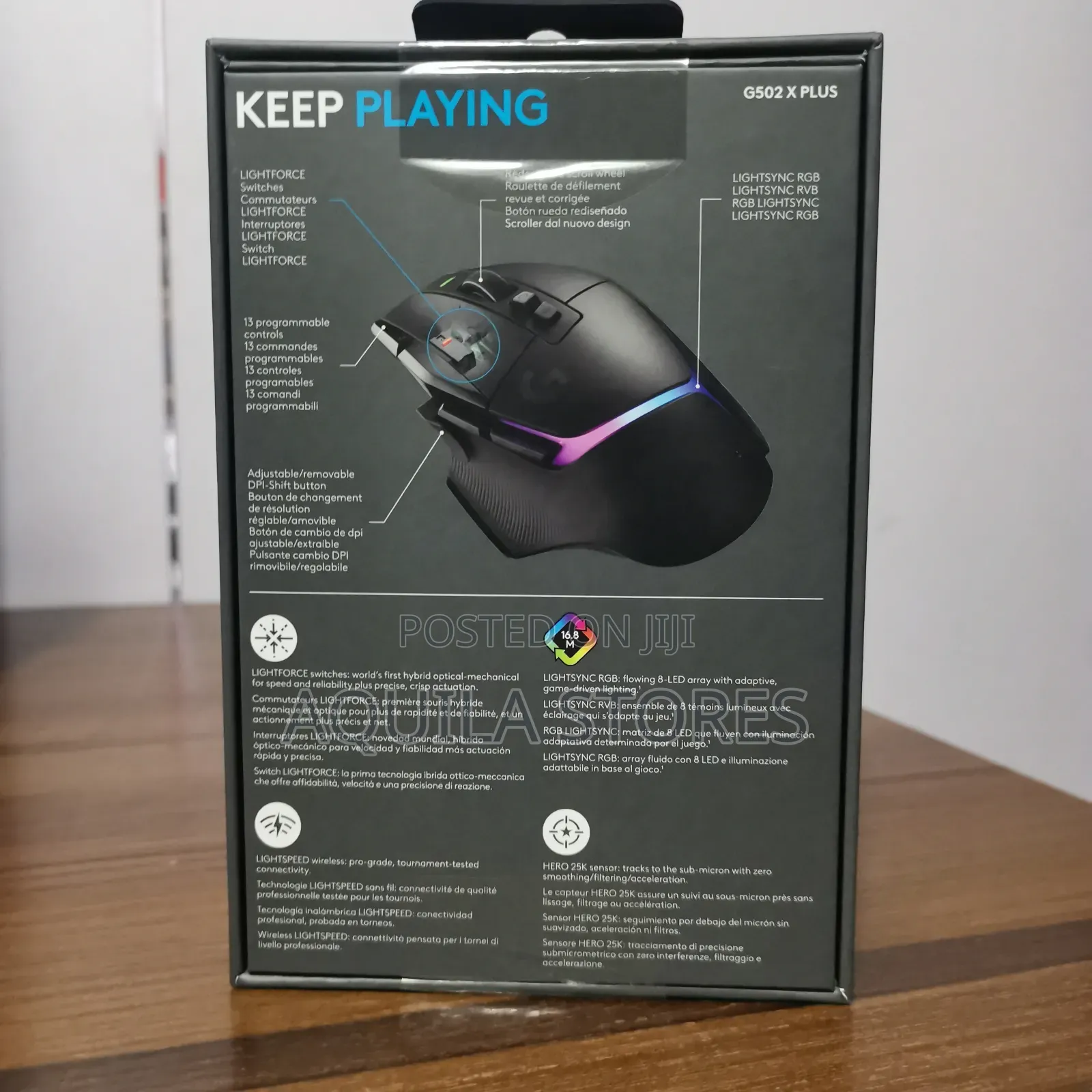 Logitech G502 X Plus Lightspeed Wireless Gaming Mouse