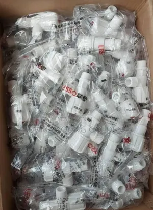 Plastic Angle Valve White