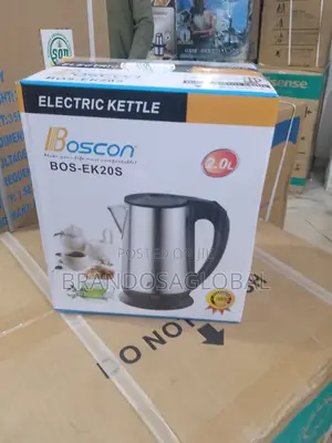 Boscon 2.0l Electric Kettle–Fast Boil Stainless Steel Body (Bos-Ek20s)