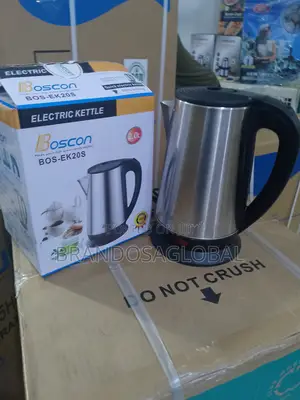 Boscon Bos-Ek20s Electric Kettle – 2.0 Litres Stainless Steel Design