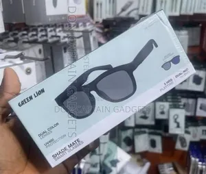 Green Loin Shade Mate Smart Glasses ( Dual Instant Color Lens Swap )