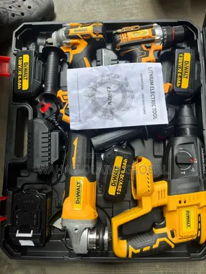 Dewalt 4-in-1 Combo Power Tool Set – Drill, Grinder, Hammer Socket