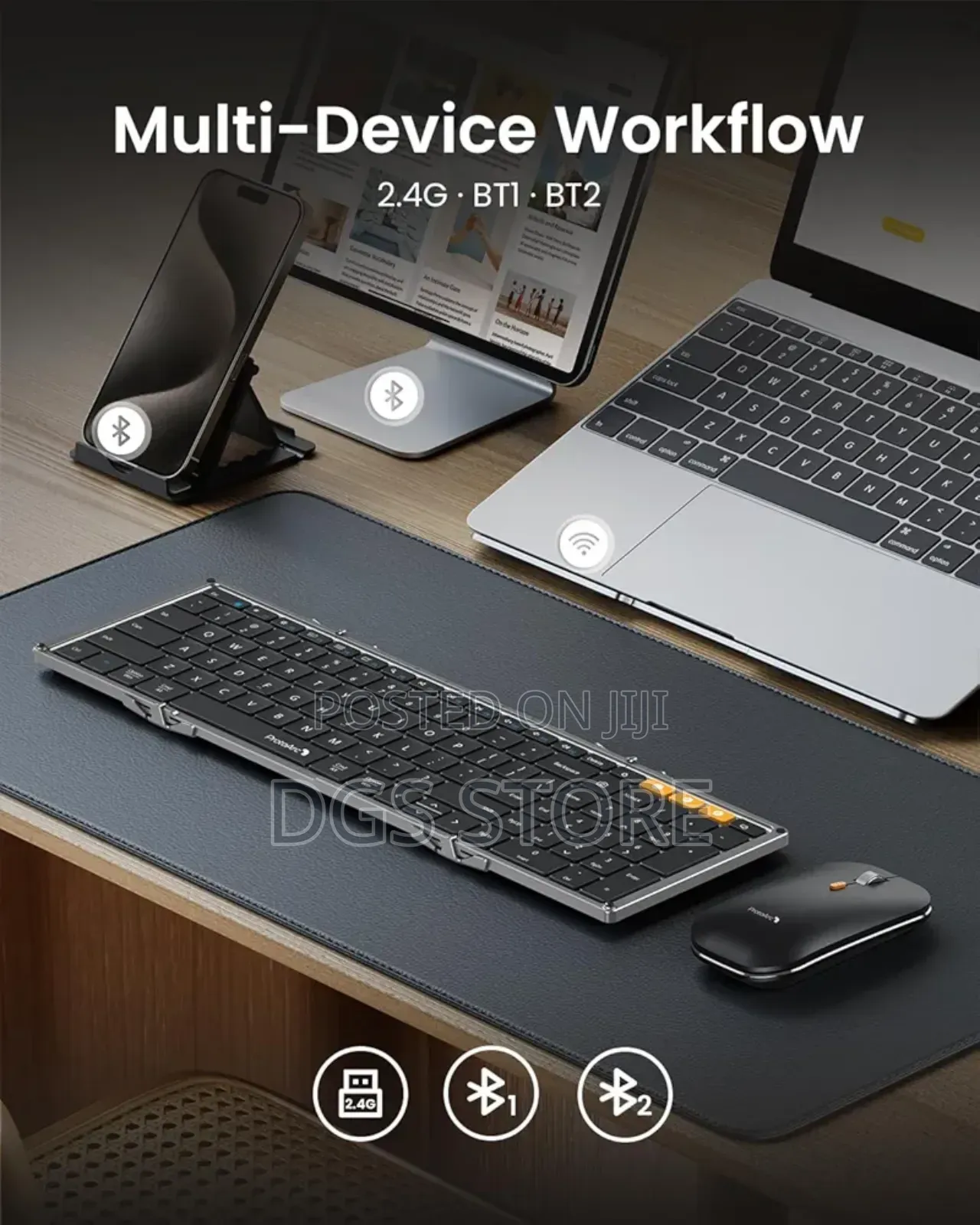 Protoarc Xkm01 Wireless Keyboard Mouse Combo