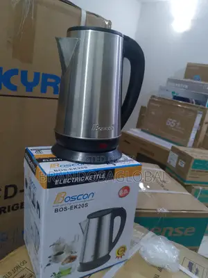 Boscon Bos-Ek20s Kettle – 2l Power Boil Stainless Steel Model