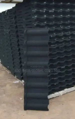 Guaranteed Stone Coated Roofing Tiles Black Milano
