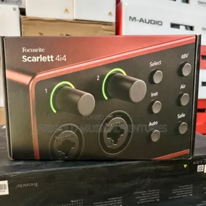 Professionals Soundcard Focusrite Scarlett 4i4 4th Gen Big Name 