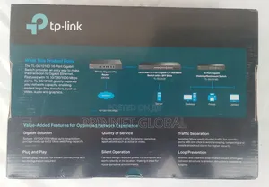 Tp-Link 16port Gigabit | Desktop Rackmount Switch Tl-Sg1016d