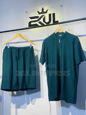 Green Luxurious Two Piece Wears
