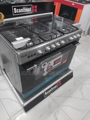 Scanfrost 60 By 90 Standing Gas Cooker 5 Burner