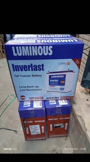 Luminous Inverlast Tubular Battery 220amps 12v