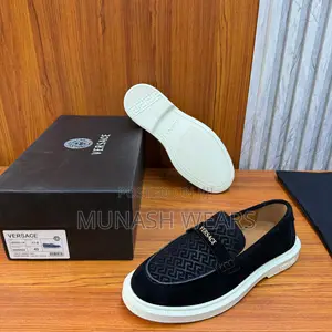 Luxury Versace  Sneakers Available On Blue And Black