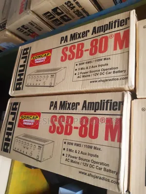 Ahuja SSB 80m Pa Mixer Amplifier