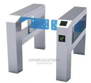 Automatic Crowd Retractable Barrier Gate Pedestrian Swing Turnstile