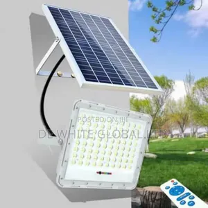 White Battery Solar Light