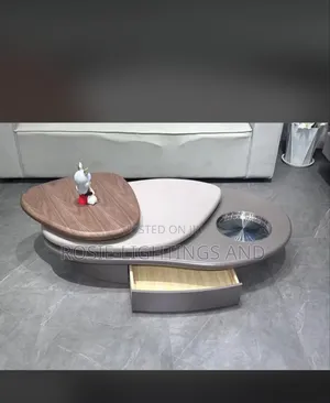 Unique Design Rotatable Coffee Center Table With Drawers