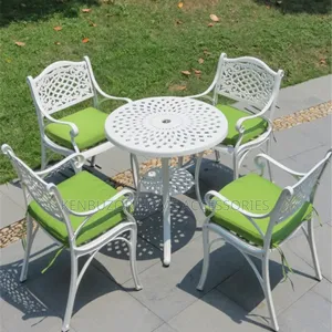 Outdoor Aluminum Patio Garden Center Table and Chairs