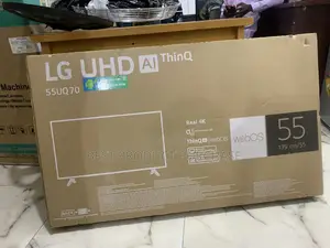 Lg Uhd Ai Thinq Real 55" Smart Tv 55uq70 - Slim Design