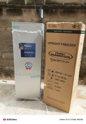 Haier Thermocool 235l Upright Freezer – Perfect for Homes Shops